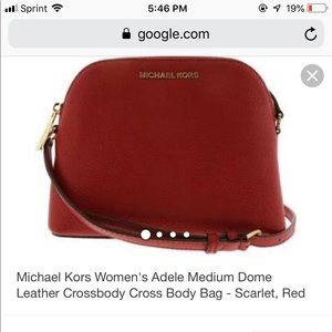 Michael Kors Leather Crossbody Bag